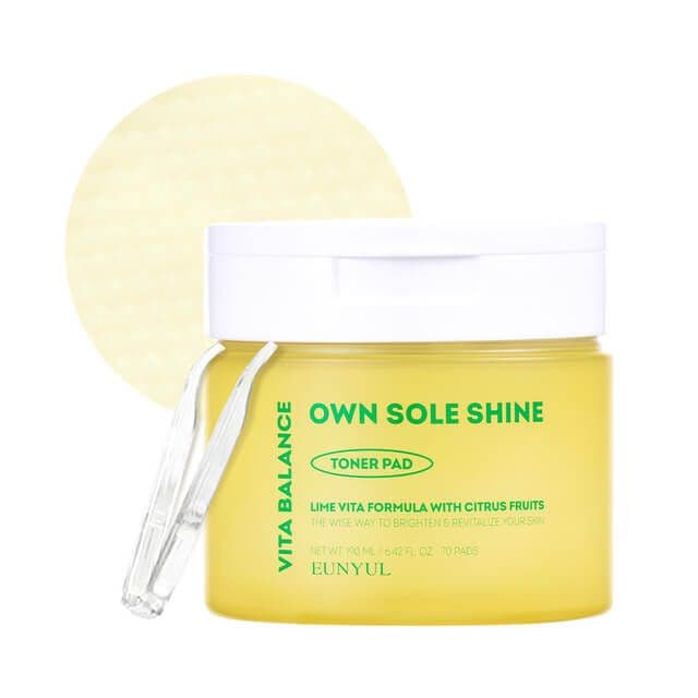 EUNYUL VITA BALANCE OWN SOLE SHINE TONER PAD